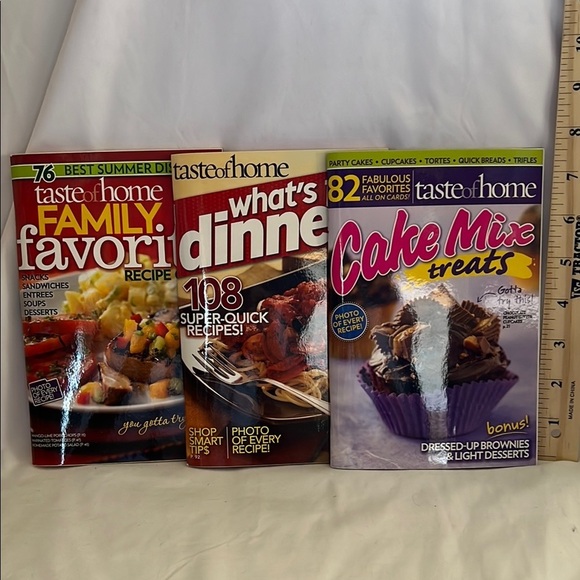 Taste of Home Recipe Magazine Set of 3, Lots of Recipes - Picture 1 of 7